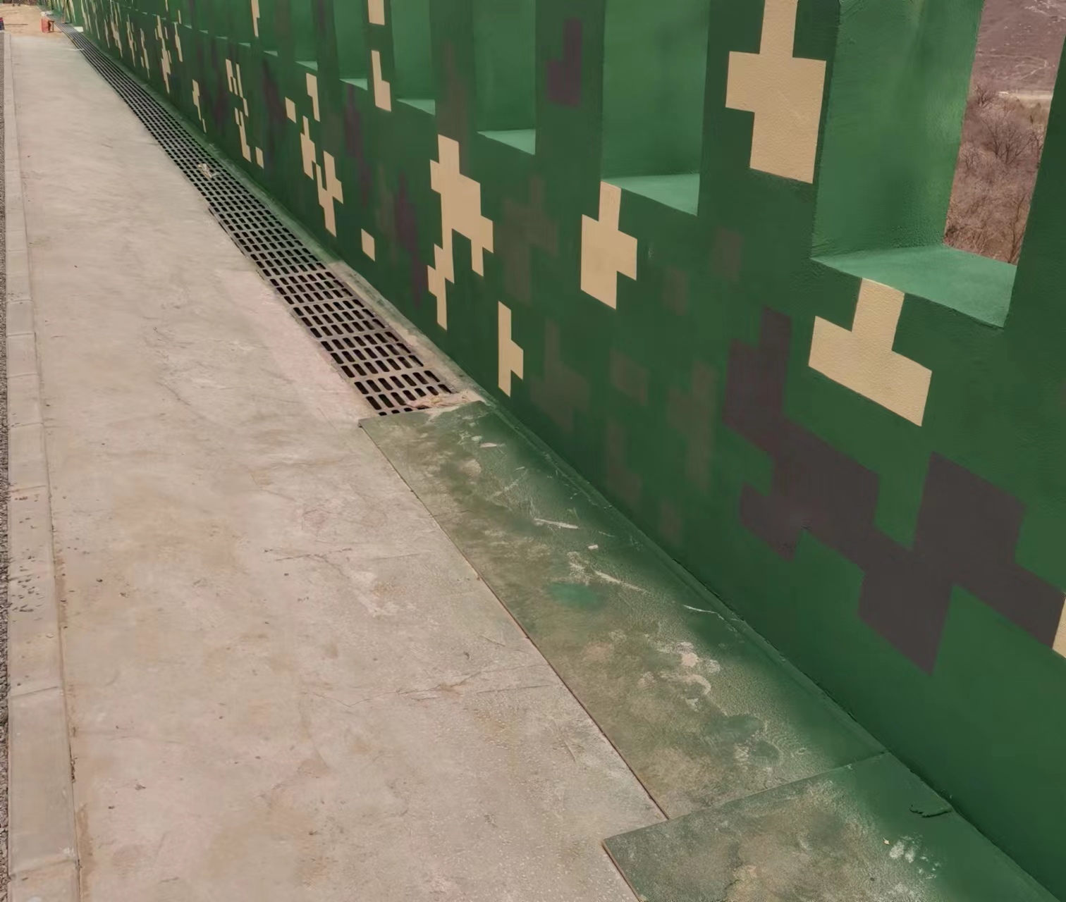 奉节围墙迷彩喷涂,数迷彩漆